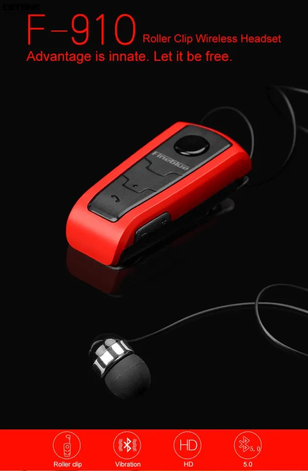 Original Fineblue F910 Wireless Bluetooth V5.0 Headset In-Ear Vibrating  Alert Wear Clip Hands Free Earphone For Game Earphone | Daraz.com.bd