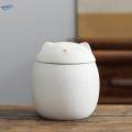 Tea Canister with Airtight Lid for Loose Tea and Tea Bags, 50g Capacity Small Kitchen Canisters for. 