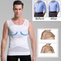 Chest Compression Vest Men Gynecotia Body Shaper Sleeveless sture Corrector Slimming Waist Control Tummy Trimmer Tops.
