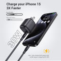 VOLTME Revo 30 Mini 2 Wall Charger, 30W GaN III Fast Charging, Type-C PD 3.0, PPS, Compact Power Adapter for iPhone, Samsung & Pixel.