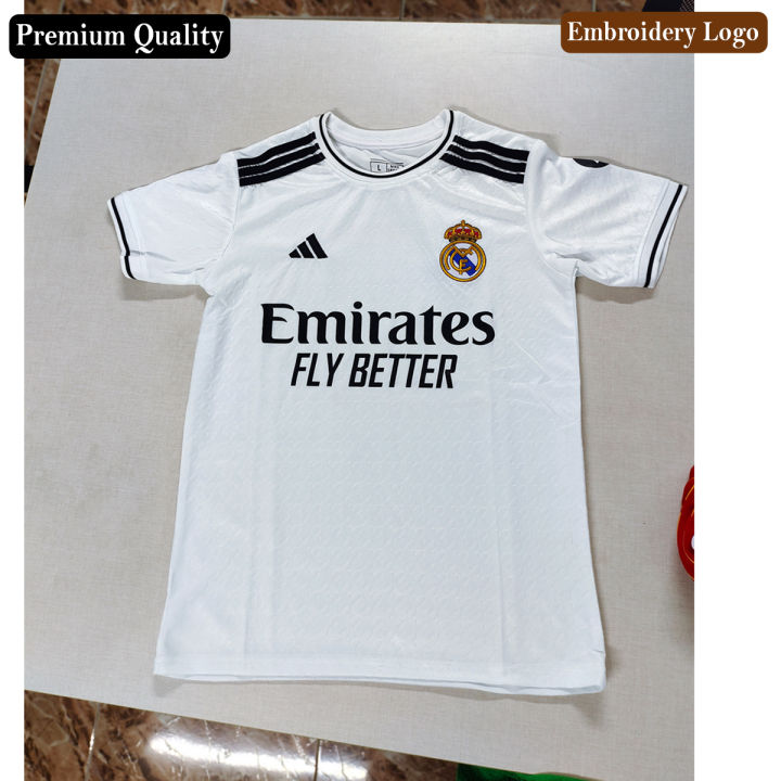 Premium Quality Real Madrid Home Authentic jersey 2024 Half sleeve jersey for Man