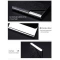 Business Name Card Holder PU Leather & Stainless Steel Multi Card Case Holder Wallet card ID Case For Men & Women.