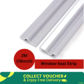 Window Seal Tape, Self-adhesive gap sealer, Windproof Foam Door Dust Stopper Rubber Strip for Sliding Windows 2Meter.