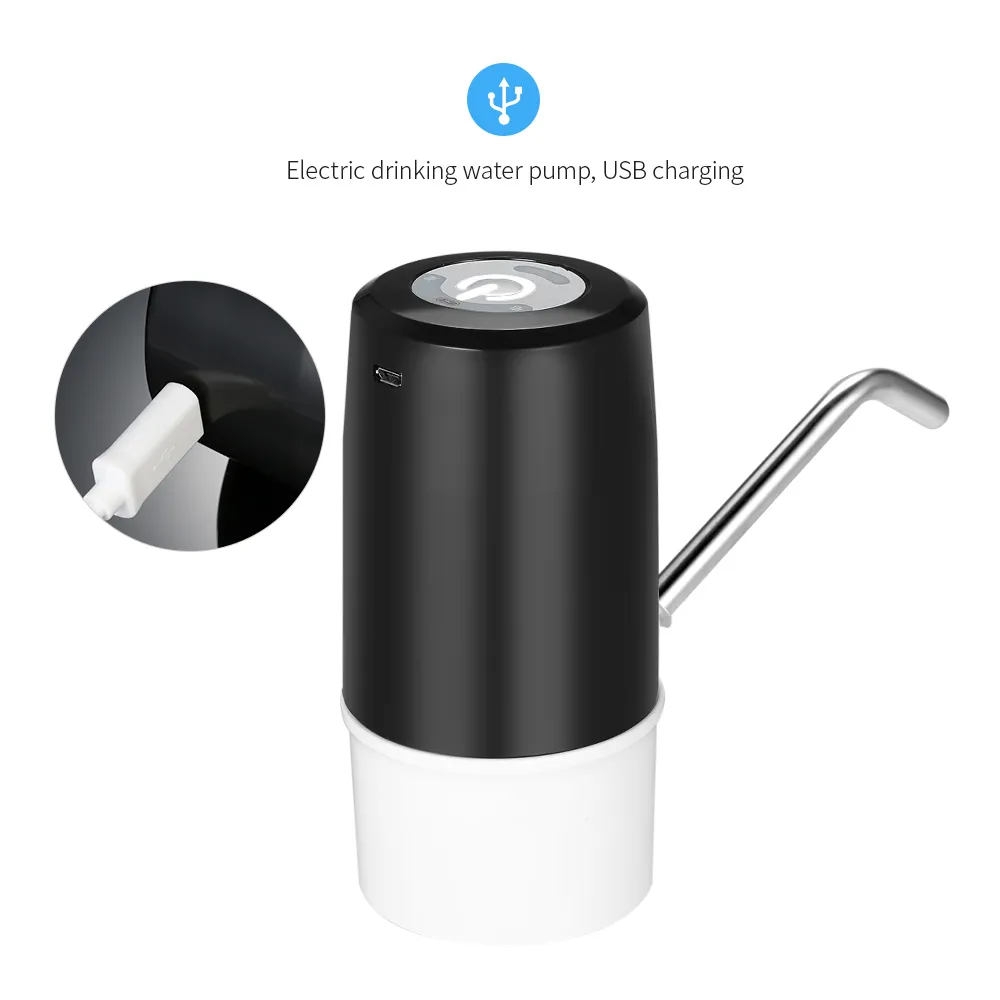 Water Bottle Dispenser, Water Bottle Pump USB Charging Automatic ...