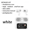 A9 Pro Wireless Bluetooth Headphones Original Earphone ANC Noise Reduction Headset LED Touch Screen Earbuds-Best Rate. 
