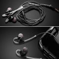 QKZ DM10 (Original) Zinc Alloy Metal Earphone - Black.