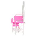 Mini Dollhouse Chair Bright Color Dollhouse Furniture Chair Plastic DIY Toy Lifelike Simulation with Mirror for. 