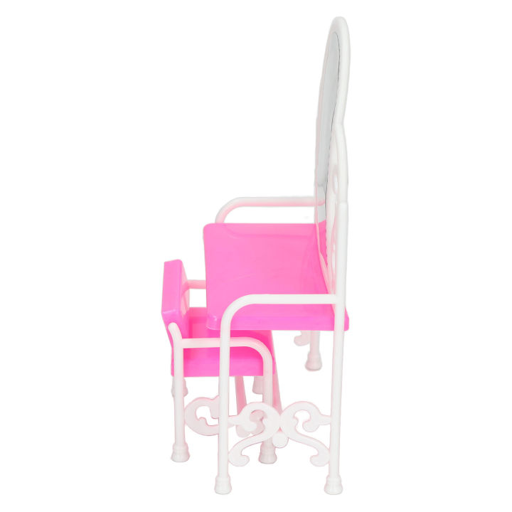 Mini%20Dollhouse%20Chair%20Bright%20Color%20Dollhouse%20Furniture%20Chair%20Plastic%20DIY%20Toy%20Lifelike%20Simulation%20with%20Mirror%20for%20-%20Image%205
