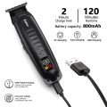 Kemei KM-1578 Men's Haircut Machine USB Charging Hair Cutting Machine Professional Hair Clipper LCD Display Hair Trimmer Machine.