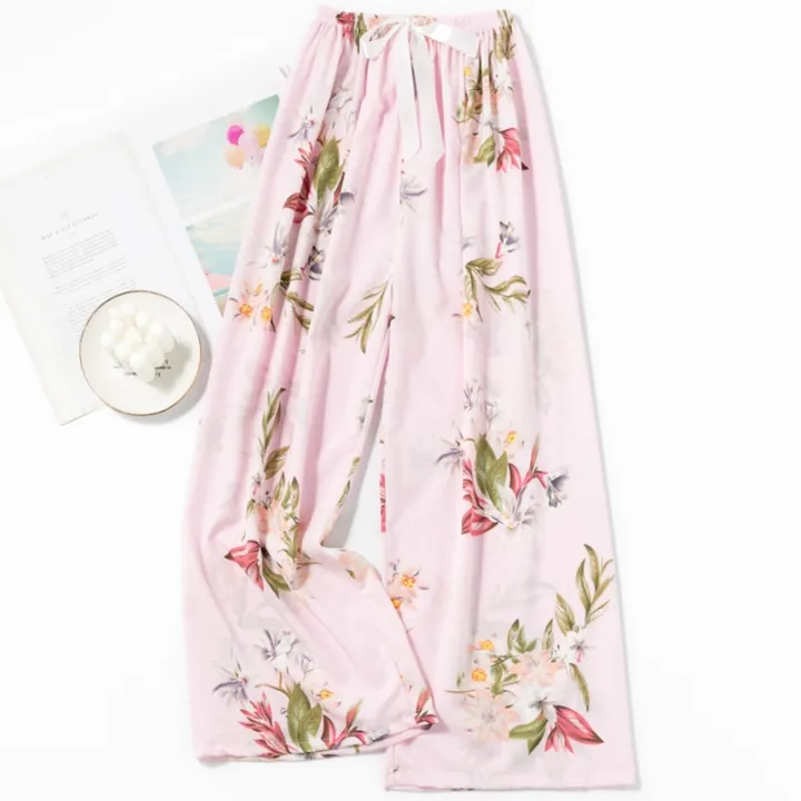 Women's%20Printing%20Sleep%20Bottoms%20Casual%20Loose%20Pajama%20Pants%202023%20Loungewear%20Trousers%20Drawstring%20High%20Waist%20Sleeping%20Pyjamas%2040-83kg%20-%20Image%208