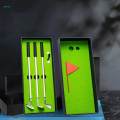 Golf Pen Set Novelty Mini Desktop Golf Ball Pen for Men Women Birthday Gifts.