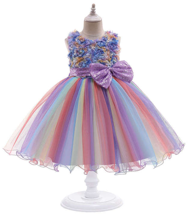 2024%20New%20Girl's%20Princess%20Unicorn%20Puff%20Children's%20Dress%20-%20Image%206