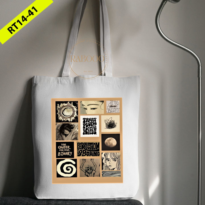 Stylish%20&%20Fashionable%20Cotton%20Bag%20For%20Women's%20With%20Zipper%20-%20Image%202