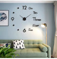 Luxury Decor 3D Wall Clock Sticker DIY Mirror Clock Brief Living Room Decor Modern Design Silent Acrylic Big Watch. 