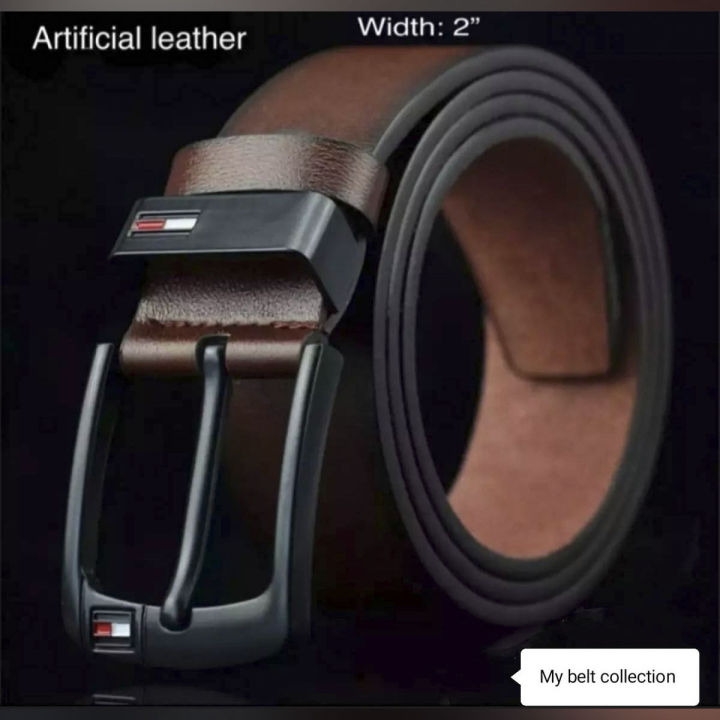 Dip Chocolate Stylish Artificial Leather belt for men