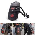Universal Motorcycle Rear Wheel Cover Tyre Guard Mudguard And Bracket Set.