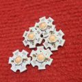 10Pcs - 20mm White PCB WARM WHITE 3 Watt 3.7V Ultra Bright Warm White Color 3W LED. 