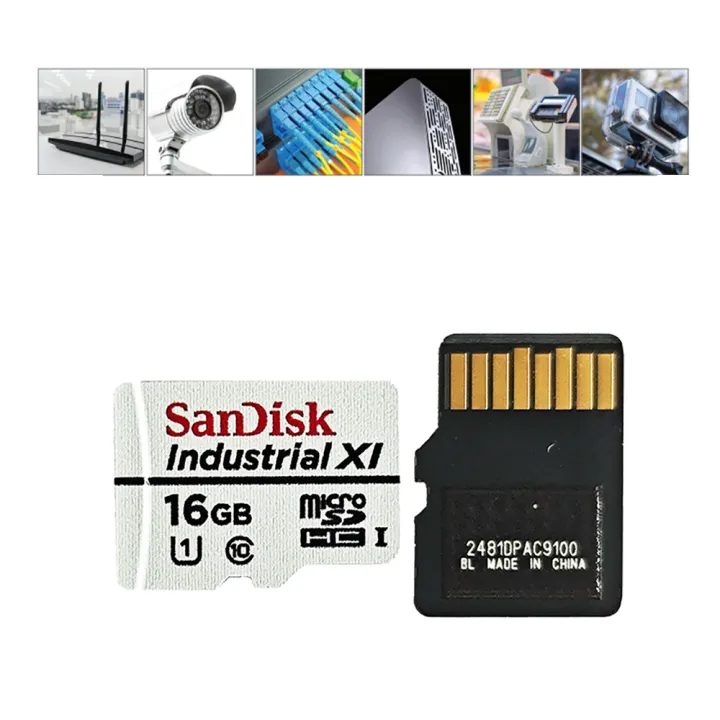 SanDisk%20Memory%20card%208GB%2016GB%20C10%20U1%20TF%20Card%20Industrial%20Wide%20Temperature%20MLC%20microSDHC%20card%20with%20TF%20Card%20to%20SD%20Card%20Adapter%20-%20Image%202