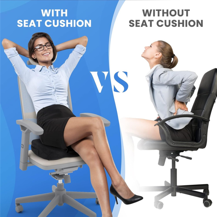 Seat%20Cushion%20-%20Cushion%20for%20Office%20Chair,%20Car%20Seat,%20Airplane,%20Bleacher%20-%20Sciatica%20&%20Coccyx%20Pain%20Relief%20Desk%20Grey%20Cushion%20Easy%20Install%20-%20Image%205