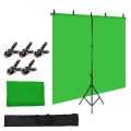 Andoer 5x7 Foot Photography Background Set - black. 