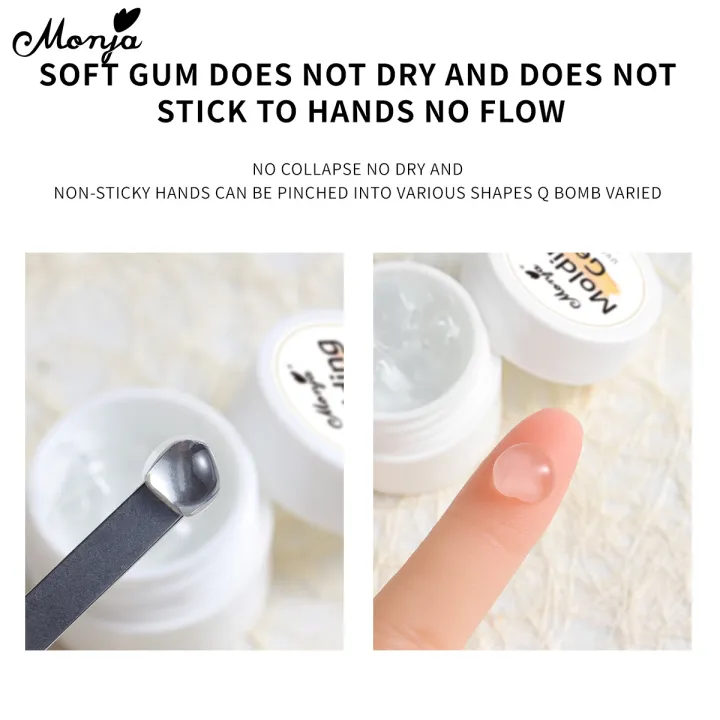 Monja%205ml%203D%20Nail%20Art%20Molding%20Gel%20Stereo%20Carve%20Gel%20PVC%20Soft%20Solid%20Gel%20Knead%20Into%20Various%20Shapes%20Soak%20Off%20UV%20Gel%20Nail%20Art%20Tools%20-%20Image%203