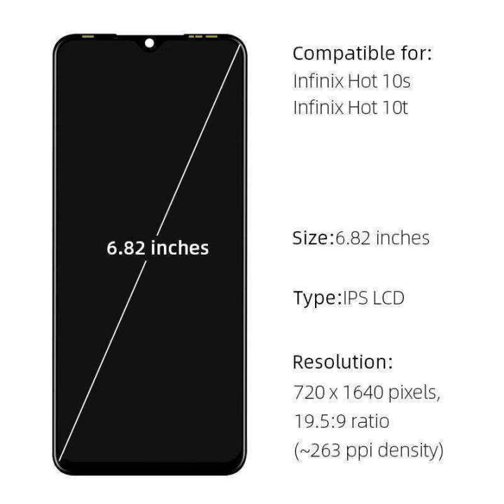ALLPARTS%20IPS%20Display%20for%20Infinix%20Hot%2010s%20/%2010t%20LCD%20Touch%20Screen%20Digitizer%20Replacement%20Part%20(6.82/720x1640)%20-%20Image%202