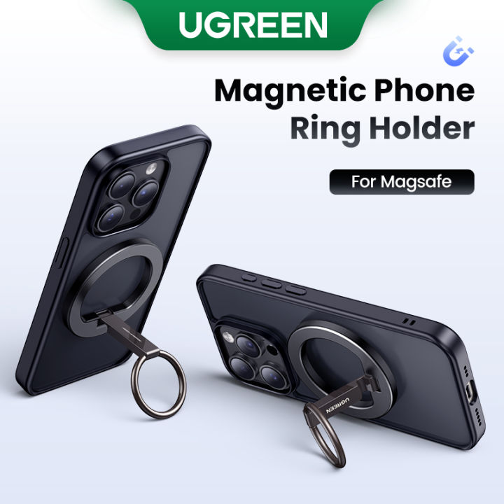 【New】UGREEN Magnetic Phone Ring Holder For Magsafe iPhone 15 14 13 Pro Xia mi Samsung Huawei Aluminum 360° Rotation MobilePhone Stand