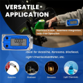 1 PCS Flow Meter 1Inches Digital Flow Meter Aluminum Alloy Fuel Meter Turbine Flow Meter & Digital Meter in Industry-Grade Blue. 