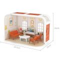 Koala Kitchen DIY Scene Miniature Furniture 1/12 Sunshine Villa Model Bunny Cooking Toys House For Dollhouse Girl Birthday Gift. 