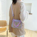Ladies Bag Transparent Bag Jelly Bag Fashion PVC Bag Chain Bag Messenger Bag Satchel Crossbody.