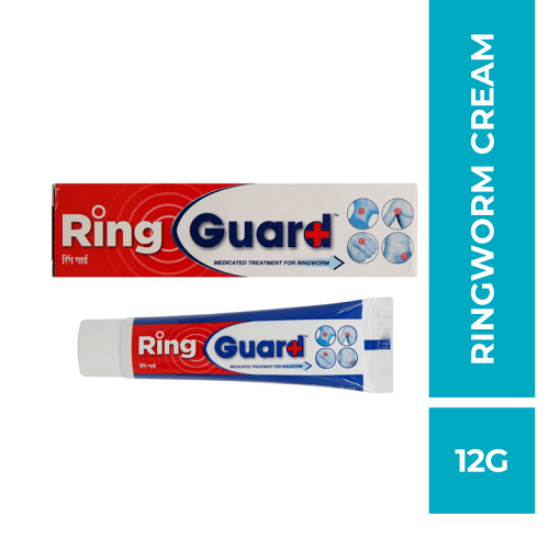 Ring Guard Anti Fungal Cream Tube Of 12g for Ringworm Treatment - Antifungal Care