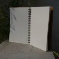 Designer Series Kraft Spiral Dotted Grid Notebook. 