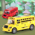 【Toy life hall】Hot toy car,1:36 scale Plastic inertial bus,ambulance,fire truck toy model,open door,Special wholesale.