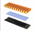 SSD Cooler M.2 SSD Heatsink Cooler with Thermal Pad Aluminum NVMe.