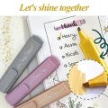 New Metallic Glitter Highlighter Markers - Vibrant Colors, Non-Permanent, Fine Point, Stationery Essentials. 