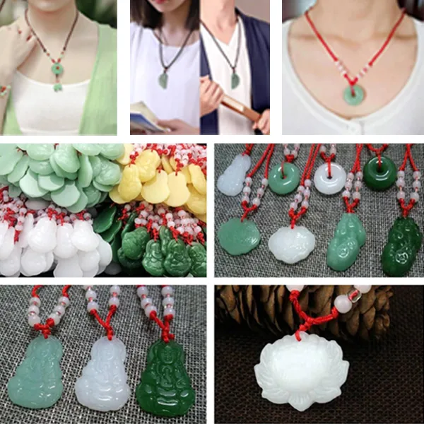 Organic%20Glass%20Popular%20Red%20Rope%20Beaded%20Pendant%20Wholesale%20Price%20All-Match%20Multiple%20Necklace%20Imitation%20Stone%20Mala%20Stall%20Temple%20Exhibition%20Hot%20Selling%20Jewelry%20Accessories%20Birthday%20Wedding%20Engagement%20Bridal%20Party%20Unique%20Gift%20Item%20for%20Ladies/Gents%20Green%20Color%20-%20Image%204
