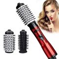 3 In 1 Rotating Electric Hair Straightener Brush Hair Curler Hair Dryer Brush Hot Air Comb Negative Ion Hair Styler Comb. 