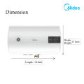 Innovative Appliance - Midea D30-15A6 - Geyser / Water Heater 30L - White - Break Trend - Professional Quality. 