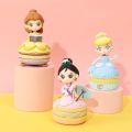 Anime Disney Princess Storage Jewelry Box Cartoon Figure Aurora Belle Mulan Jasmine Cinderella Model Doll Room Ornament Kid Gift.