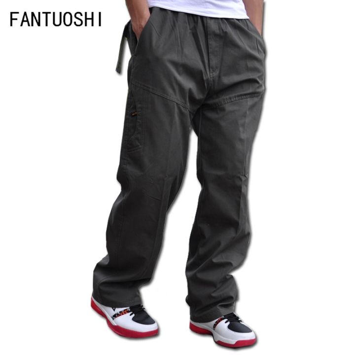 New%20Cotton%20Men's%20Cargo%20Pants%20Casual%20Loose%20Mens%20Pant%20Multicket%20%20Long%20Trousers%20Men%20High%20Quality%20Plus%20size%206XL%20-%20Image%204