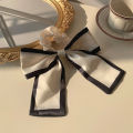 Large Bow Ribbon Hair Rope Rings Woman French Hair Scrunchies Ponytail Holder Elastic Hair Ties Hairbands Elegant Headwear. 