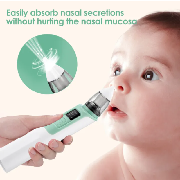 Baby Nasal Aspirator Electric Nose Cleaner Sniffing Equipment for Children Clear stuffy noses Quickly & Gently