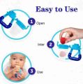 Baby Care Combo Set Of 3, Fruit/Food Feeder,Bib (Multicolor.