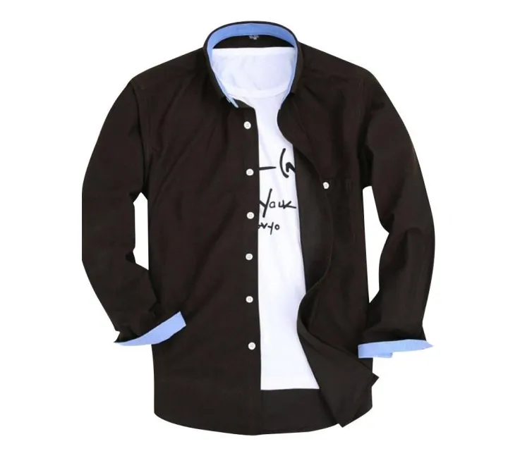 Navy%20Blue%20Cotton%20Long%20Sleeve%20Casual%20Shirt%20For%20Men%20-%20Image%205