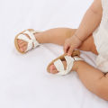 Cute Summer Baby Girls Sandals Non Slip Cross Knot Infant Baby Shoes Toddler Kids Shoes First Walkers 3-18Months. 