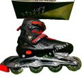 Inline Roller Skating Shoes - Size (39-42) - Black - Sports Alpha. 