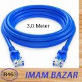 3.0 Meter LAN Cable CAT 6 Rj45 1 Meters-Ethernet Patch Cord (Straight)- High Speed Data Trasfer-Copper Wire. 