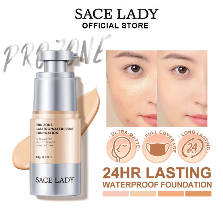 Sace Lady Full Coverage Foundation Waterproof 24H