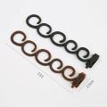 2Pcs/Set Hair Style Braider Magic French Twist Plait Wave Braid Clip Stick Bun Maker Centipede Shape Women Hair Styling Clip.