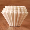 Coffee Accessories Cone Filter Paper Bowl Type Filter Cup Coffee Filter Paper Corrugated Origami Coffee Strainer.